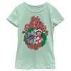 Disney Girl's Lilo & Stitch Mele Kalikimaka Christmas Child T-Shirt