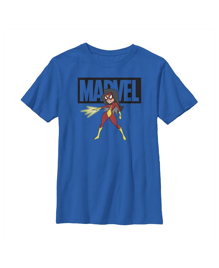 Boy's Cartoon Spider-Woman Pose Child T-Shirt Marvel Boy's Cartoon Spider-Woman Pose Child T-Shirt -Carter’s Shop