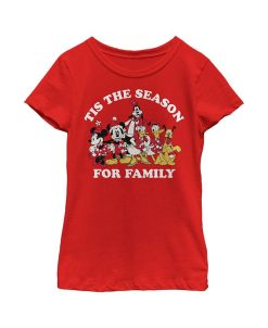 Disney Girl's Mickey & Friends Season For Family Child T-Shirt