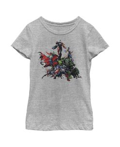 Marvel Girl's Venom The Symbiote Avengers Assembled Child T-Shirt