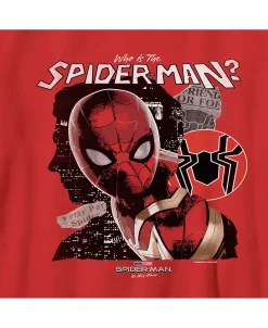 Marvel Boy's Spider-Man: No Way Home Who Is The Spider-Man Child T-Shirt 3 Marvel Boy's Spider-Man: No Way Home Who Is The Spider-Man Child T-Shirt -Carter’s Shop 23319324 fpx