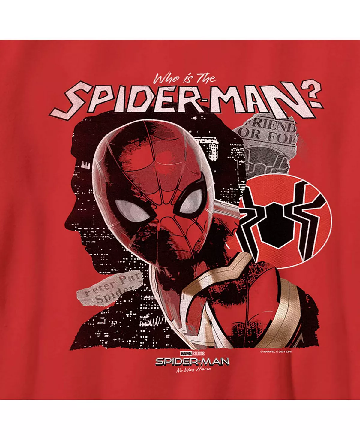 Boy's Spider-Man: No Way Home Who Is The Spider-Man Child T-Shirt Marvel Boy's Spider-Man: No Way Home Who Is The Spider-Man Child T-Shirt -Carter’s Shop