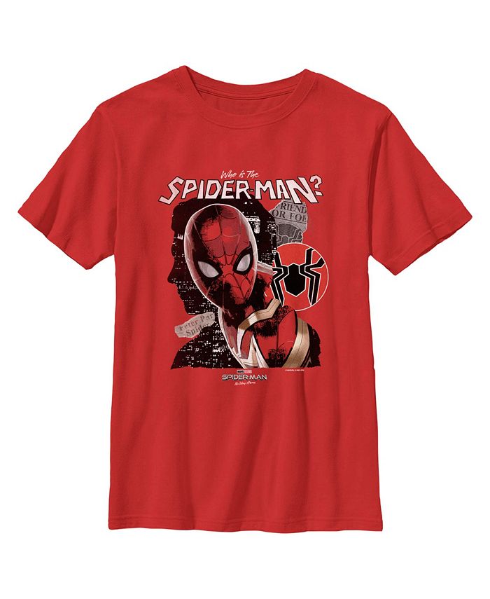 Boy's Spider-Man: No Way Home Who Is The Spider-Man Child T-Shirt Marvel Boy's Spider-Man: No Way Home Who Is The Spider-Man Child T-Shirt -Carter’s Shop