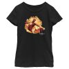 Marvel Girl's Spider-Man: No Way Home Gold Web Shot Child T-Shirt