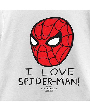 Girl's Spider-Man: No Way Home I Love Spider-Man! Mask Child T-Shirt Marvel Girl's Spider-Man: No Way Home I Love Spider-Man! Mask Child T-Shirt -Carter’s Shop