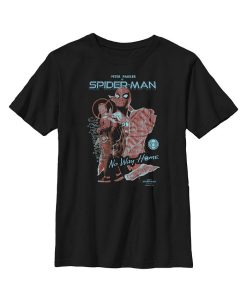 Marvel Boy's Spider-Man: No Way Home Unmasked Child T-Shirt