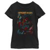 Marvel Girl's Spider-Man: No Way Home Slinging Cover Child T-Shirt
