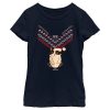 Marvel Girl's Hawkeye Christmas Cateye Child T-Shirt