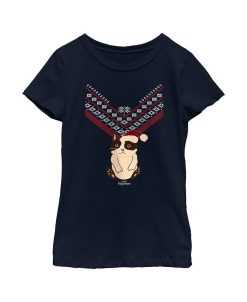 Marvel Girl's Hawkeye Christmas Cateye Child T-Shirt
