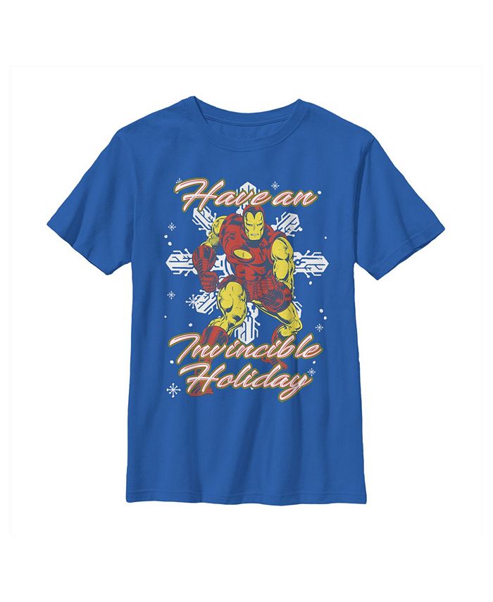 Boy's Christmas Iron Man Invincible Holiday Child T-Shirt Marvel Boy's Christmas Iron Man Invincible Holiday Child T-Shirt -Carter’s Shop