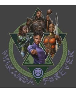 Marvel Boy's Black Panther: Wakanda Forever Character Portrait Triangles Child T-Shirt -Carter’s Shop 23333582 fpx