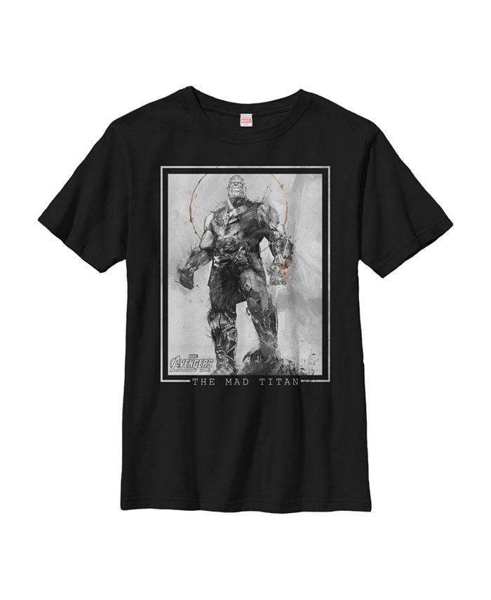 Boy's Avengers: Infinity War Thanos Grayscale Child T-Shirt Marvel Boy's Avengers: Infinity War Thanos Grayscale Child T-Shirt -Carter’s Shop