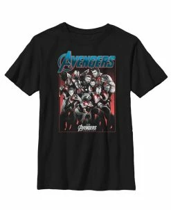 Marvel Boy's Avengers: Endgame Hero Collage Child T-Shirt