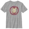 Marvel Boy's Avengers: Endgame Smudged Iron Man Child T-Shirt