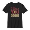 Marvel Boy's Iron Man Love 3000 Child T-Shirt
