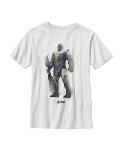 Marvel Boy's Avengers: Endgame Thanos Spray Paint Child T-Shirt