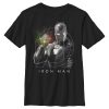 Marvel Boy's Avengers: Endgame Glowing Stones Logo Overlay Portrait Child T-Shirt