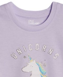 Epic Threads Oddler Girls Unicorns Believe Graphic T-shirt, Created For Macy's -Carter’s Shop 23361123 fpx