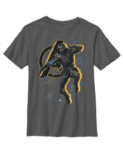 Marvel Boy's Avengers: Endgame Ronin Paint Splatter Child T-Shirt