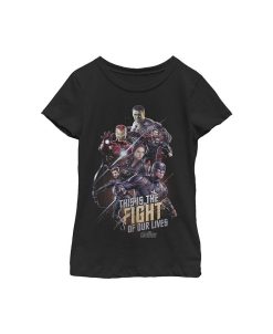 Marvel Girl's Avengers: Endgame Fight Of Our Lives Child T-Shirt