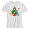 NINTENDO Boy's Pokemon Christmas Tree Friends Child T-Shirt