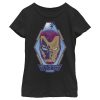 Marvel Girl's Avengers: Endgame Iron Man End Journey Child T-Shirt