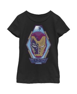 Marvel Girl's Avengers: Endgame Iron Man End Journey Child T-Shirt