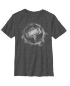 Marvel Boy's Avengers: Endgame Smudged Thor Child T-Shirt
