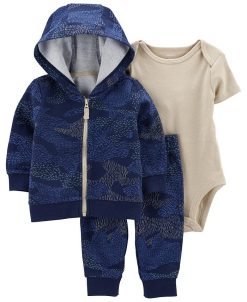 Carter's™ Baby Boys Little Jacket, Bodysuit And Pants, 3 Piece Set