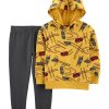 Carter's™ Toddler Boys Race Car Hoodie And Joggers, 2 Piece Set
