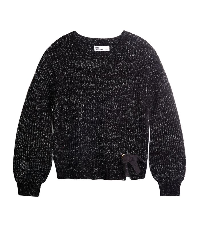 Big Girls Bow Sweater, Created For Macy's Epic Threads Big Girls Bow Sweater, Created For Macy's -Carter’s Shop