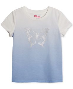 Epic Threads Little Girls Butterfly Ombre T-Shirt, Created For Macy's