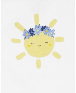 Carter's™ Baby Girls Top, Bodysuit And Floral Diaper Cover, 3 Piece Set -Carter’s Shop 23537758 fpx