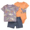 Carter's™ Baby Boys Shirt, Bodysuit And Shorts, 3 Piece Set