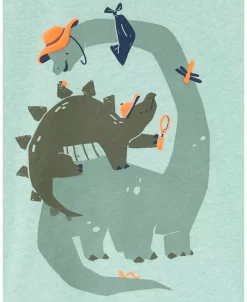 Carter's™ Toddler Boys Dinosaur Snow Yarn T-shirt And Short Set, 2 Piece -Carter’s Shop 23537803 fpx