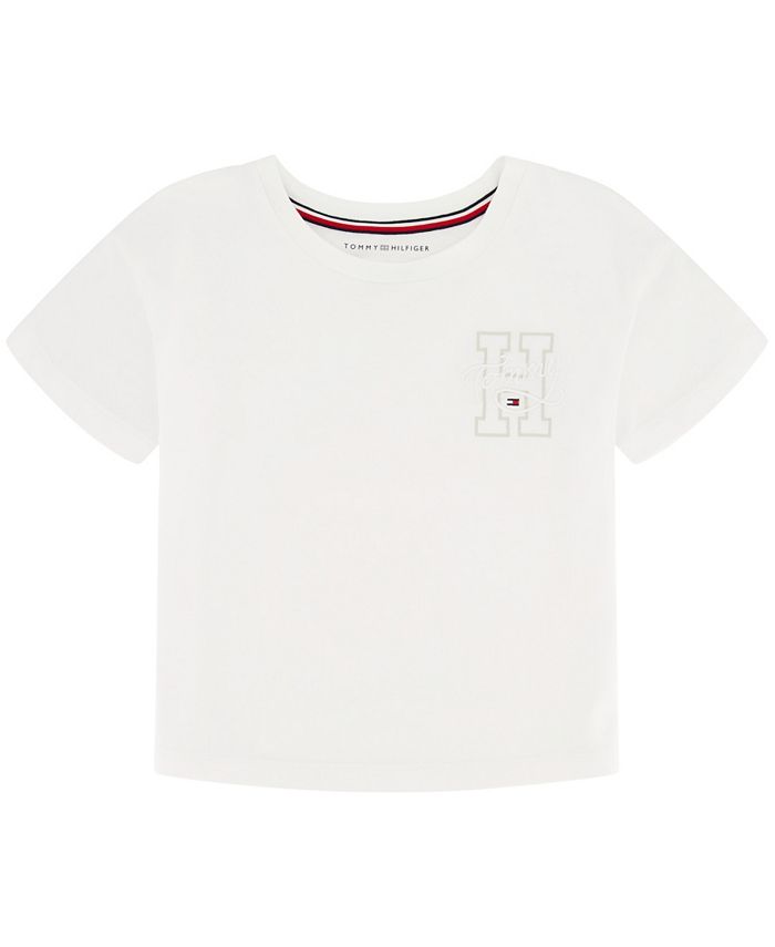 Little Girls Short Sleeve Signature Boxy T-shirt Tommy Hilfiger Little Girls Short Sleeve Signature Boxy T-shirt -Carter’s Shop