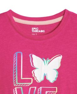 Epic Threads Little Girls LOVE Graphic T-shirt, Created For Macy's -Carter’s Shop 23722869 fpx