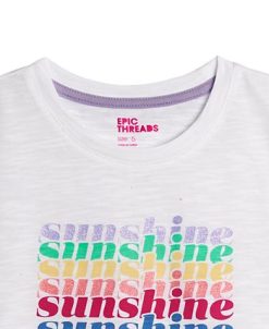 Epic Threads Little Girls Sunshine Graphic T-shirt, Created For Macy's -Carter’s Shop 23722886 fpx
