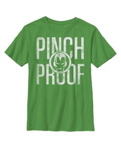 Marvel Boy's St. Patrick's Day Iron Man Pinch Proof Child T-Shirt