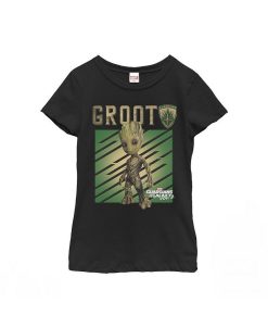 Marvel Girl's Guardians Of The Galaxy Vol. 2 Groot Growth Child T-Shirt