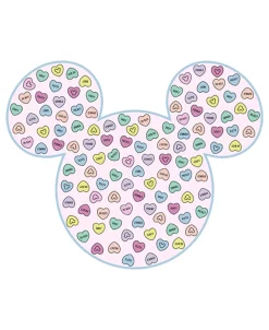 Disney Girl's Mickey & Friends Candy Hearts Filled Logo Child T-Shirt -Carter’s Shop 23724640 fpx