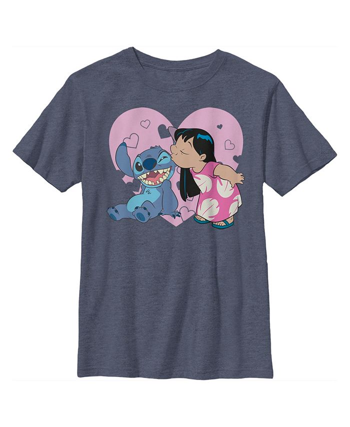 Boy's Lilo & Stitch Valentine's Day Kisses Child T-Shirt Disney Boy's Lilo & Stitch Valentine's Day Kisses Child T-Shirt -Carter’s Shop