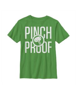 Marvel Boy's Thor Hammer Pinch Proof St. Patrick's Child T-Shirt