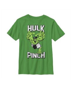 Marvel Boy's Hulk Pinch St. Patrick's Child T-Shirt