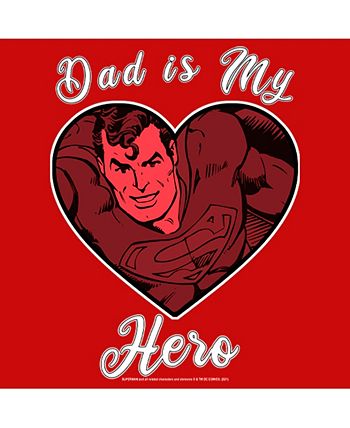 Boy's Superman Valentine's Day Dad Is My Hero Child T-Shirt DC COMICS Boy's Superman Valentine's Day Dad Is My Hero Child T-Shirt -Carter’s Shop