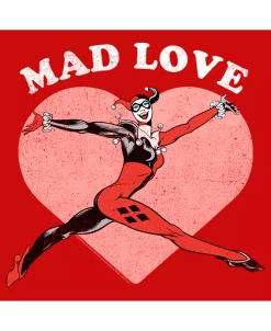 DC COMICS Boy's Batman Valentine's Day Harley Quinn Mad Love Child T-Shirt 3 DC COMICS Boy's Batman Valentine's Day Harley Quinn Mad Love Child T-Shirt -Carter’s Shop 23725971 fpx