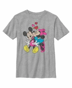 Disney Boy's Mickey & Friends Valentine's Day Minnie Mouse Smooch Child T-Shirt