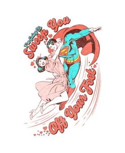 DC COMICS Girl's Superman Valentine's Day Sweep You Off Your Feet Child T-Shirt -Carter’s Shop 23726073 fpx