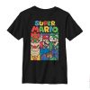 NINTENDO Boy's Super Mario Bowser Stripe Child T-Shirt