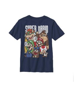 NINTENDO Boy's Super Mario Party Child T-Shirt